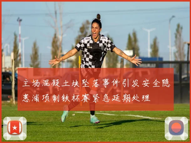 主场混凝土块坠落事件引发安全隐患浦项制铁杯赛紧急延期处理