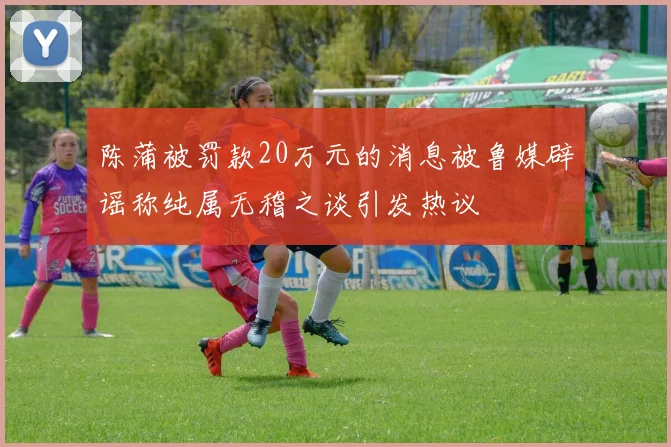 陈蒲被罚款20万元的消息被鲁媒辟谣称纯属无稽之谈引发热议